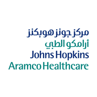 شعار مركز جونز هوبكنز أرامكو الطبي